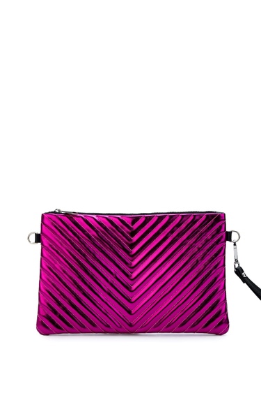  Tamer Tanca Kadın Vegan Fuşya El Çantası