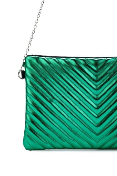  Tamer Tanca Kadın Vegan Yeşil El Çantası