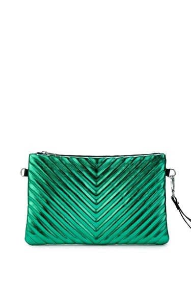  Tamer Tanca Kadın Vegan Yeşil El Çantası