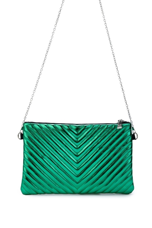  Tamer Tanca Kadın Vegan Yeşil El Çantası