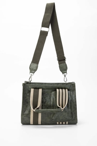  Tamer Tanca Kadın Vegan Haki Rugan Omuz Çanta
