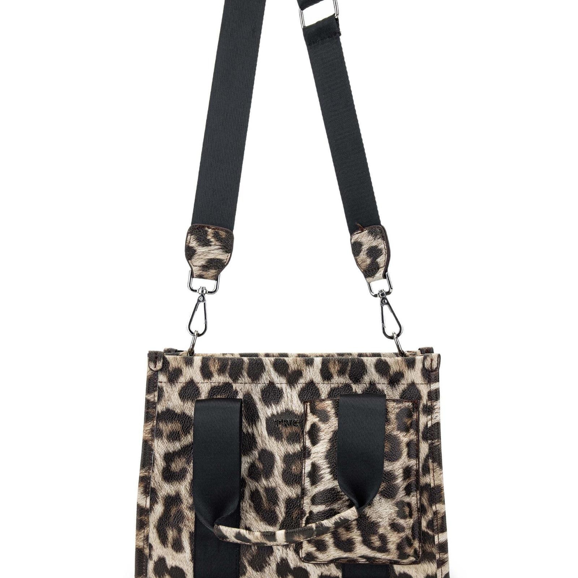 Tamer Tanca Kadın Vegan Leopar Omuz Çanta