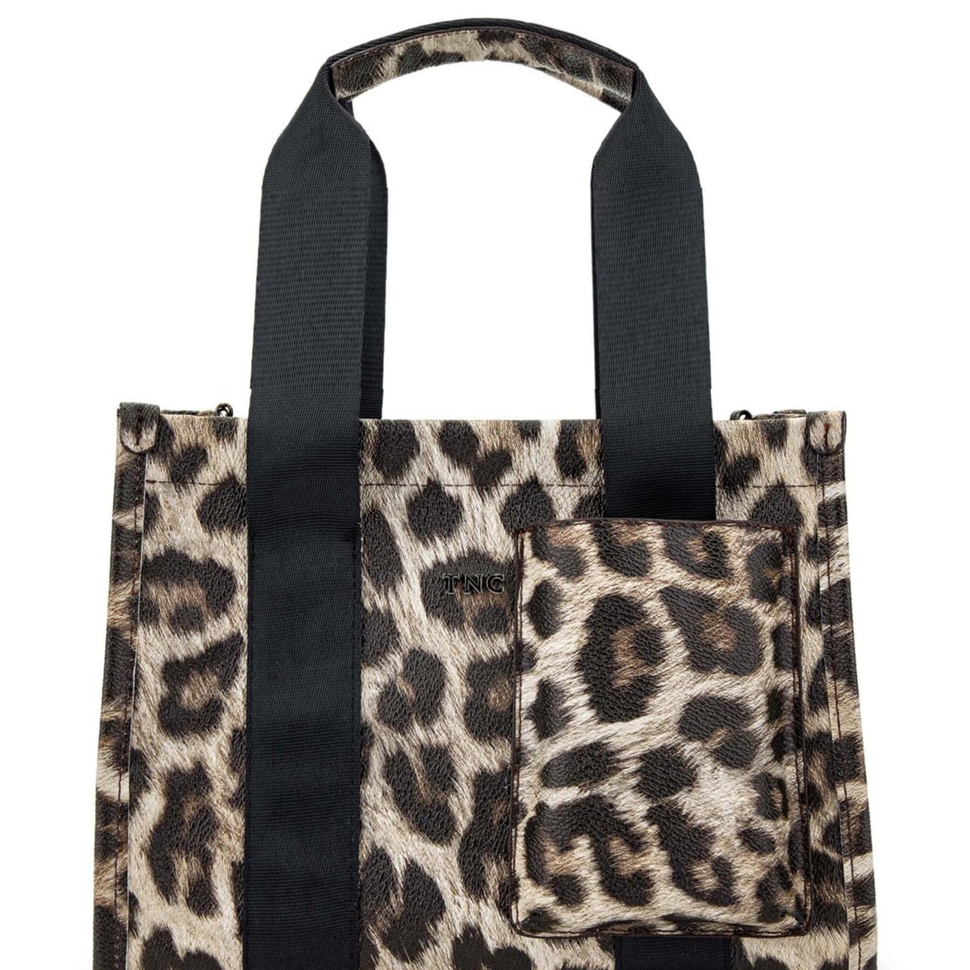 Tamer Tanca Kadın Vegan Leopar Omuz Çanta