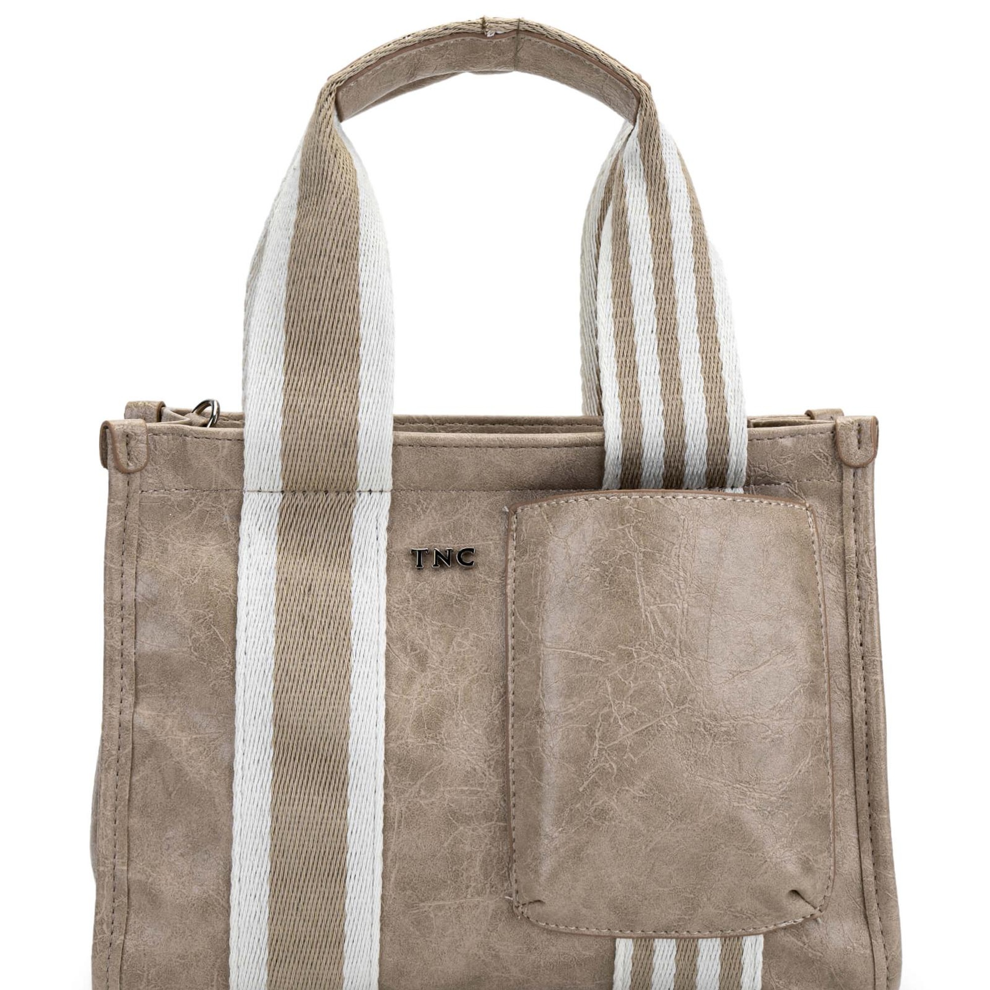 Tamer Tanca Kadın Vegan Bej Omuz Çanta