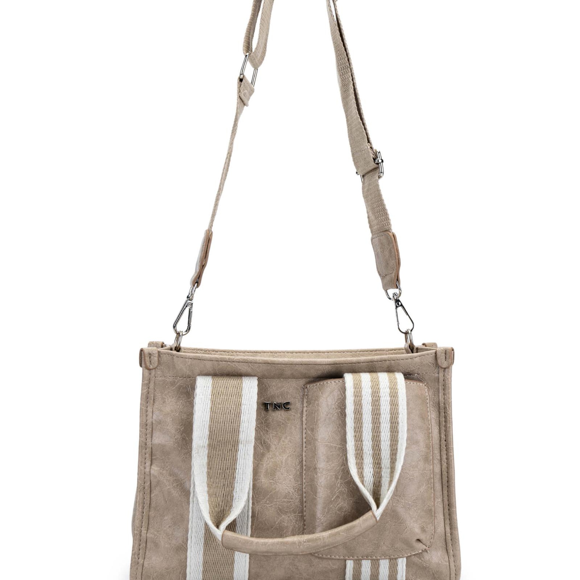 Tamer Tanca Kadın Vegan Bej Omuz Çanta