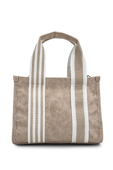  Tamer Tanca Kadın Vegan Bej Omuz Çanta