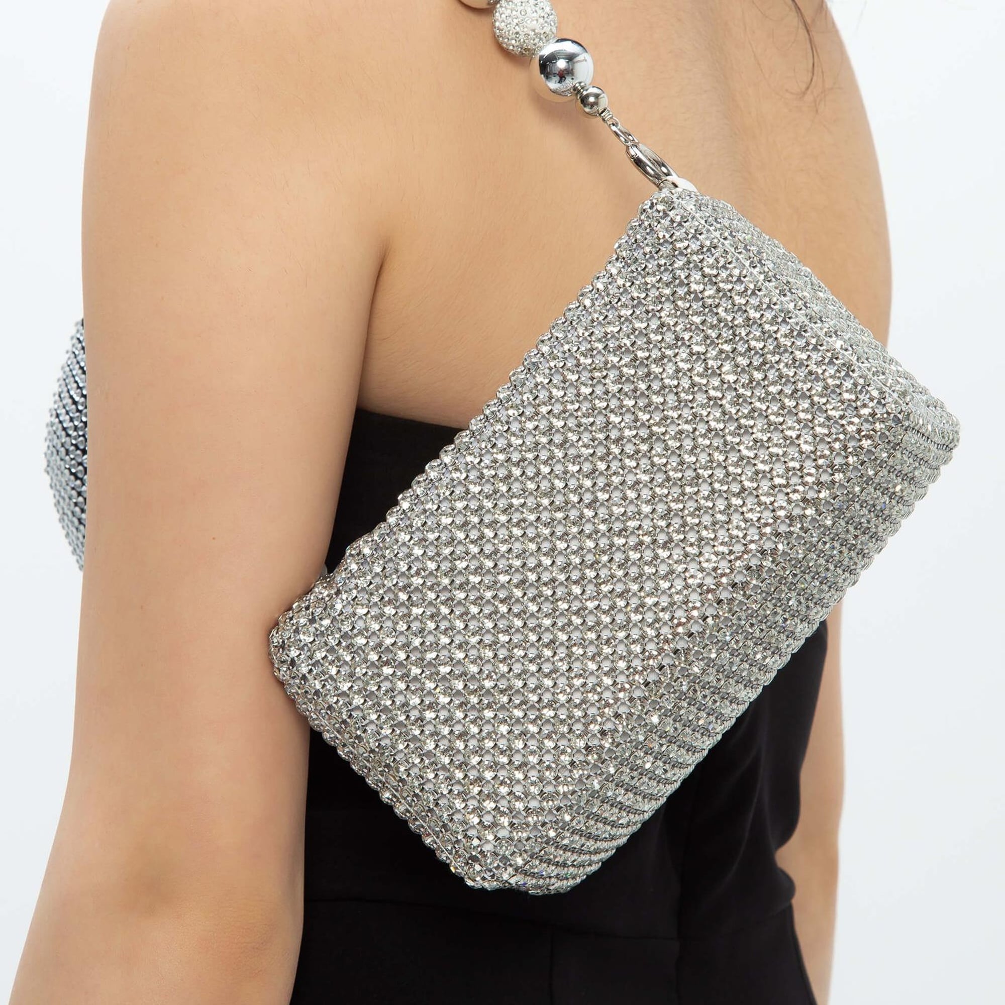 Tamer Tanca Kadın Vegan Beyaz Kol Çantası