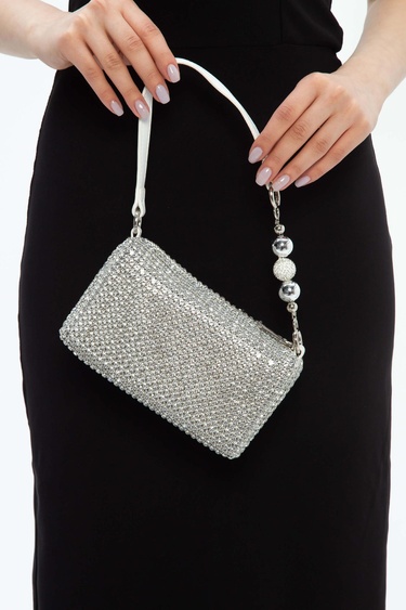  Tamer Tanca Kadın Vegan Beyaz Kol Çantası