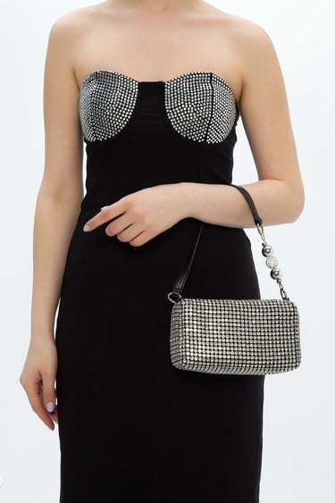  Tamer Tanca Kadın Vegan Gri Kol Çantası