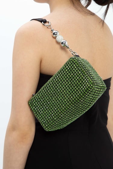  Tamer Tanca Kadın Vegan Yeşil Kol Çantası