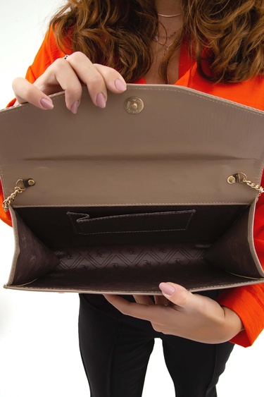  Tamer Tanca Kadın Vegan Vizon Rugan El Çantası