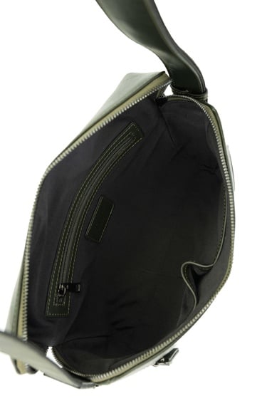  Tamer Tanca Erkek Hakiki Deri Yeşil Postacı Çanta