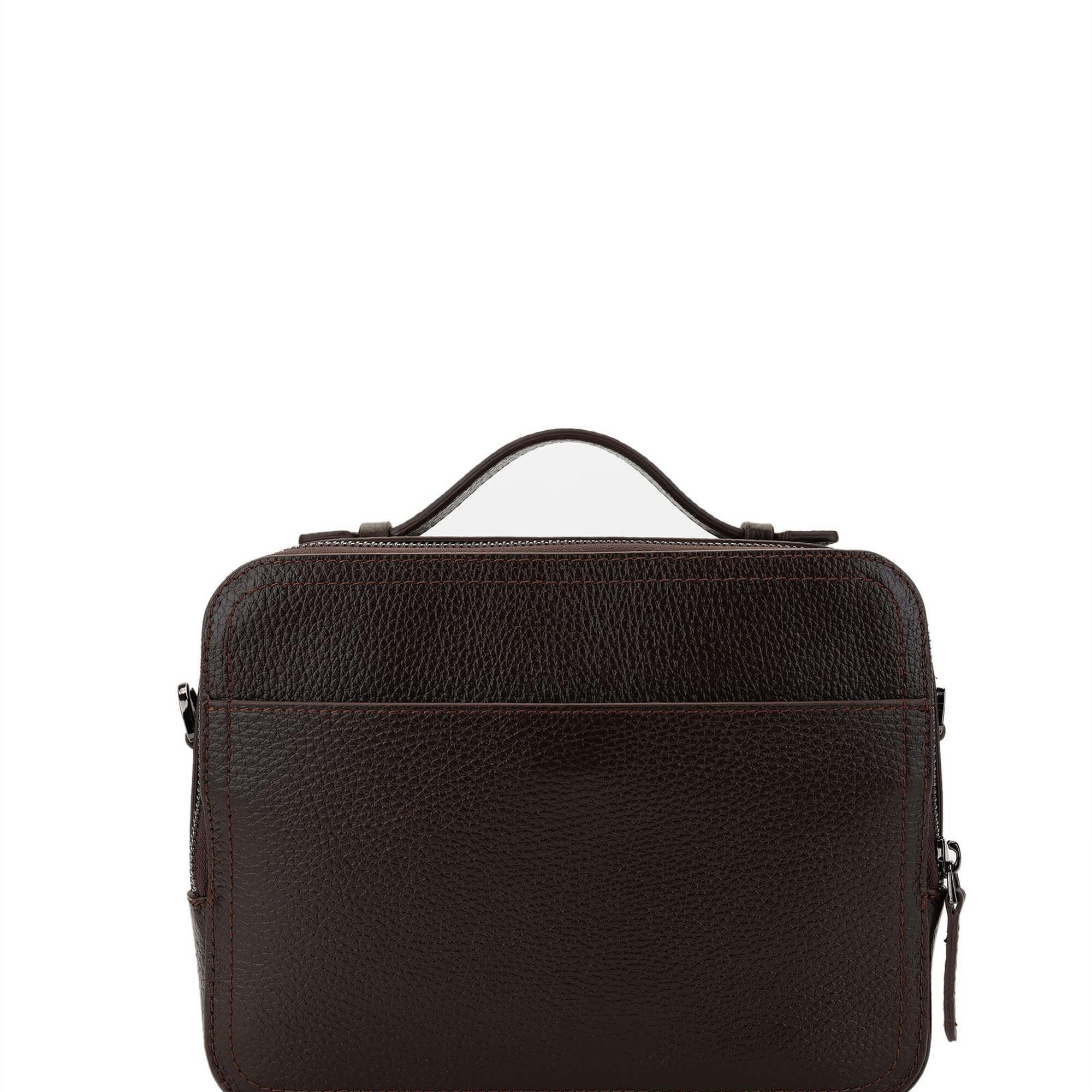 Tamer Tanca Erkek Hakiki Deri Kahverengi Postacı Çanta