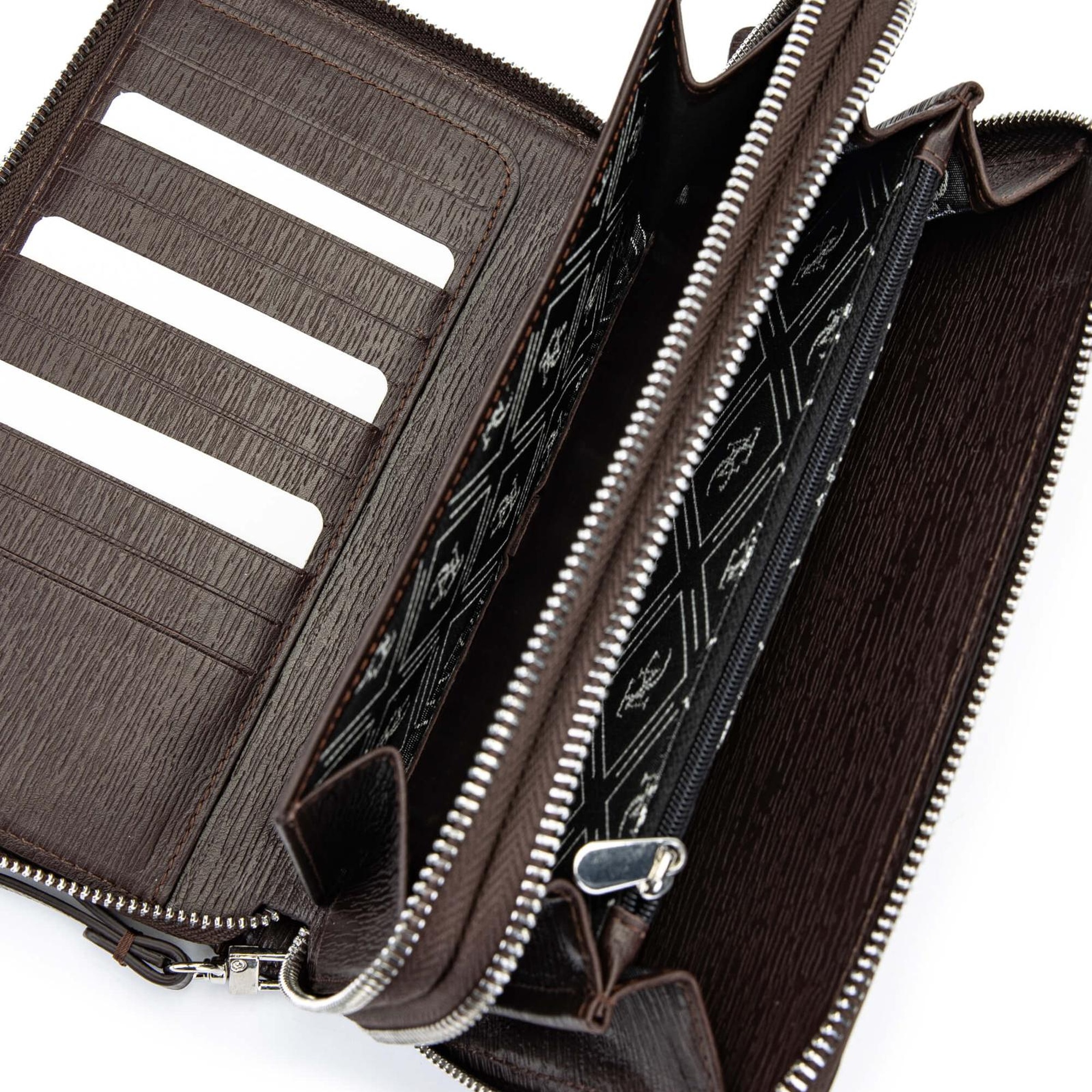 Tamer Tanca Erkek Hakiki Deri Kahverengi El Çantası