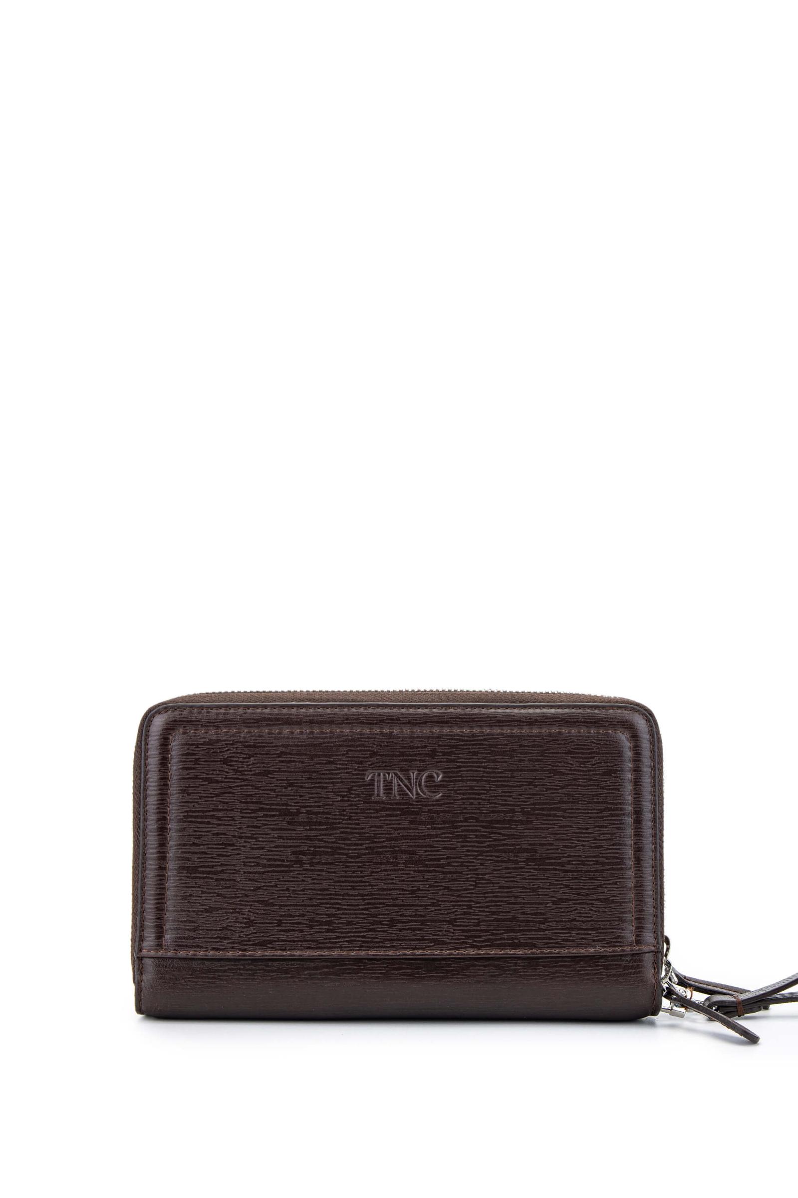  Tamer Tanca Erkek Hakiki Deri Kahverengi El Çantası