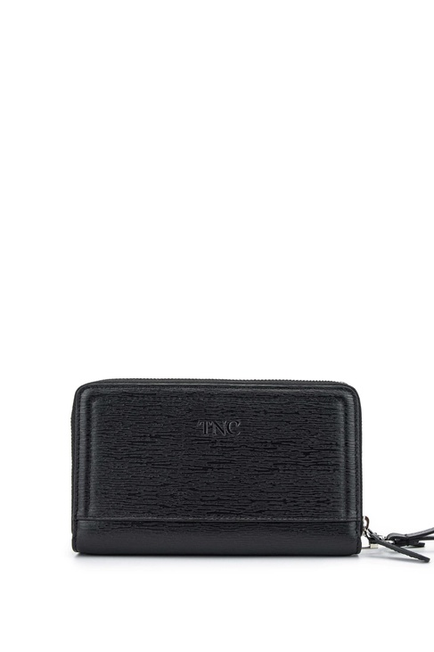  Tamer Tanca Erkek Hakiki Deri Siyah El Çantası