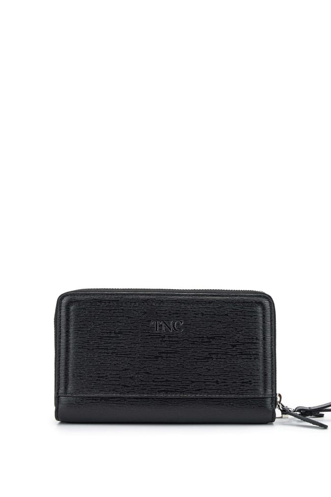  Tamer Tanca Erkek Hakiki Deri Siyah El Çantası