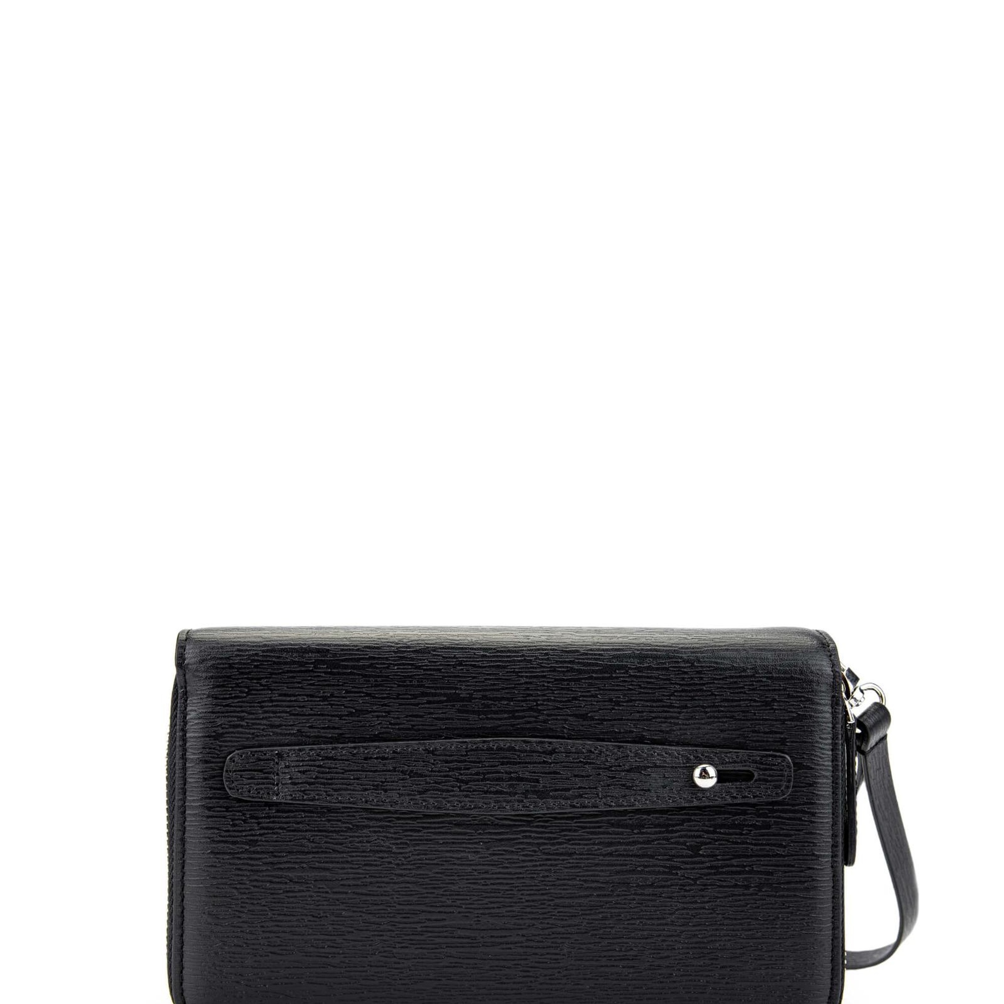 Tamer Tanca Erkek Hakiki Deri Siyah El Çantası