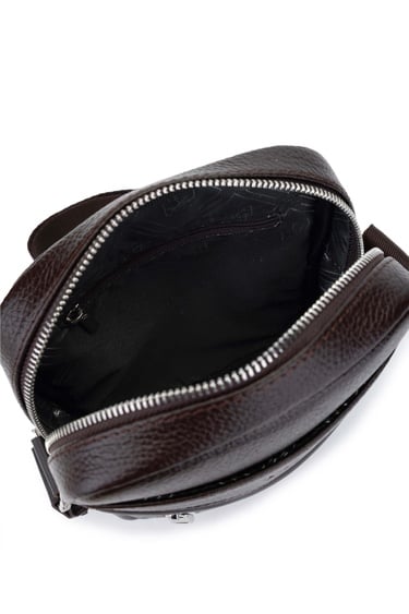  Tamer Tanca Erkek Hakiki Deri Kahverengi Postacı Çanta