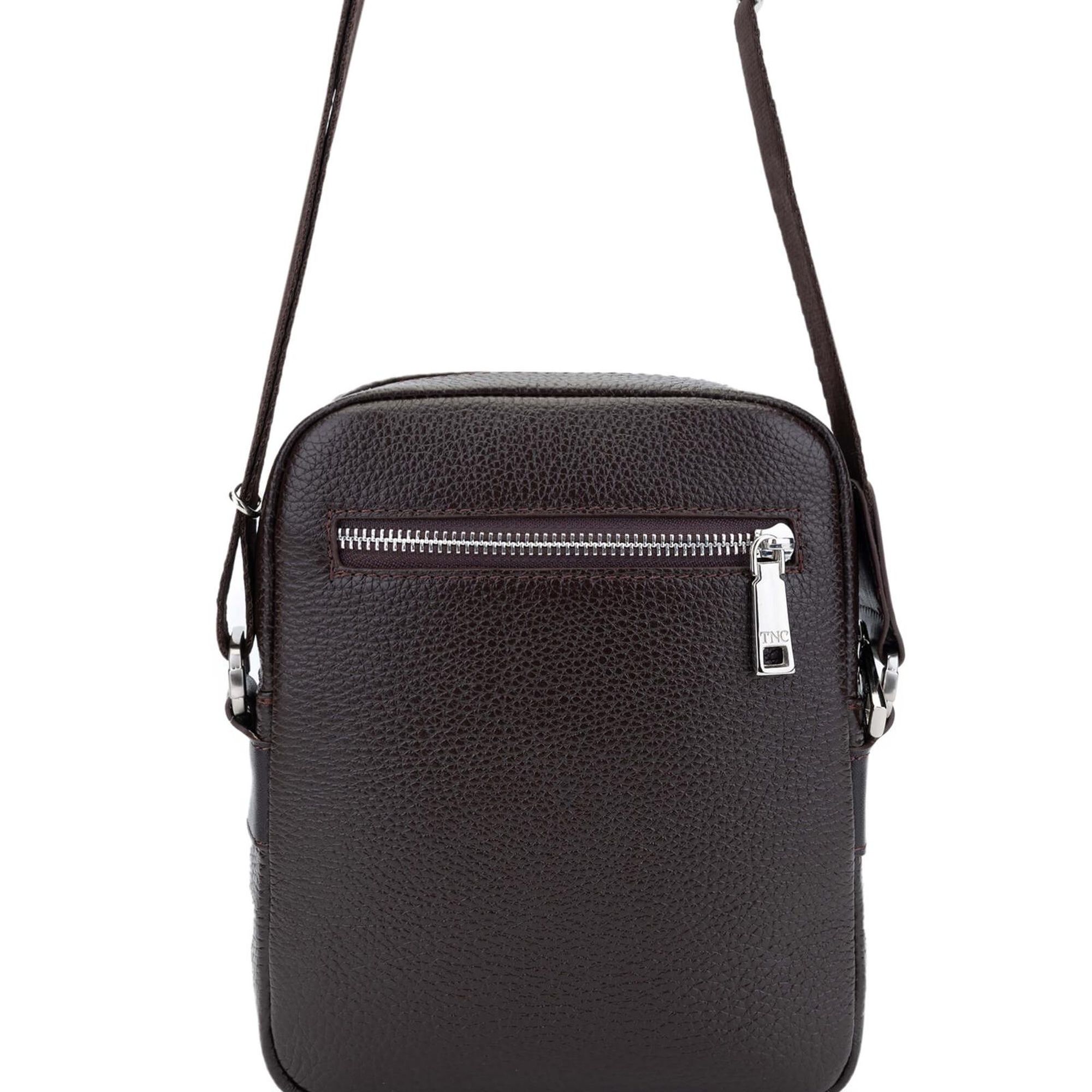 Tamer Tanca Erkek Hakiki Deri Kahverengi Postacı Çanta