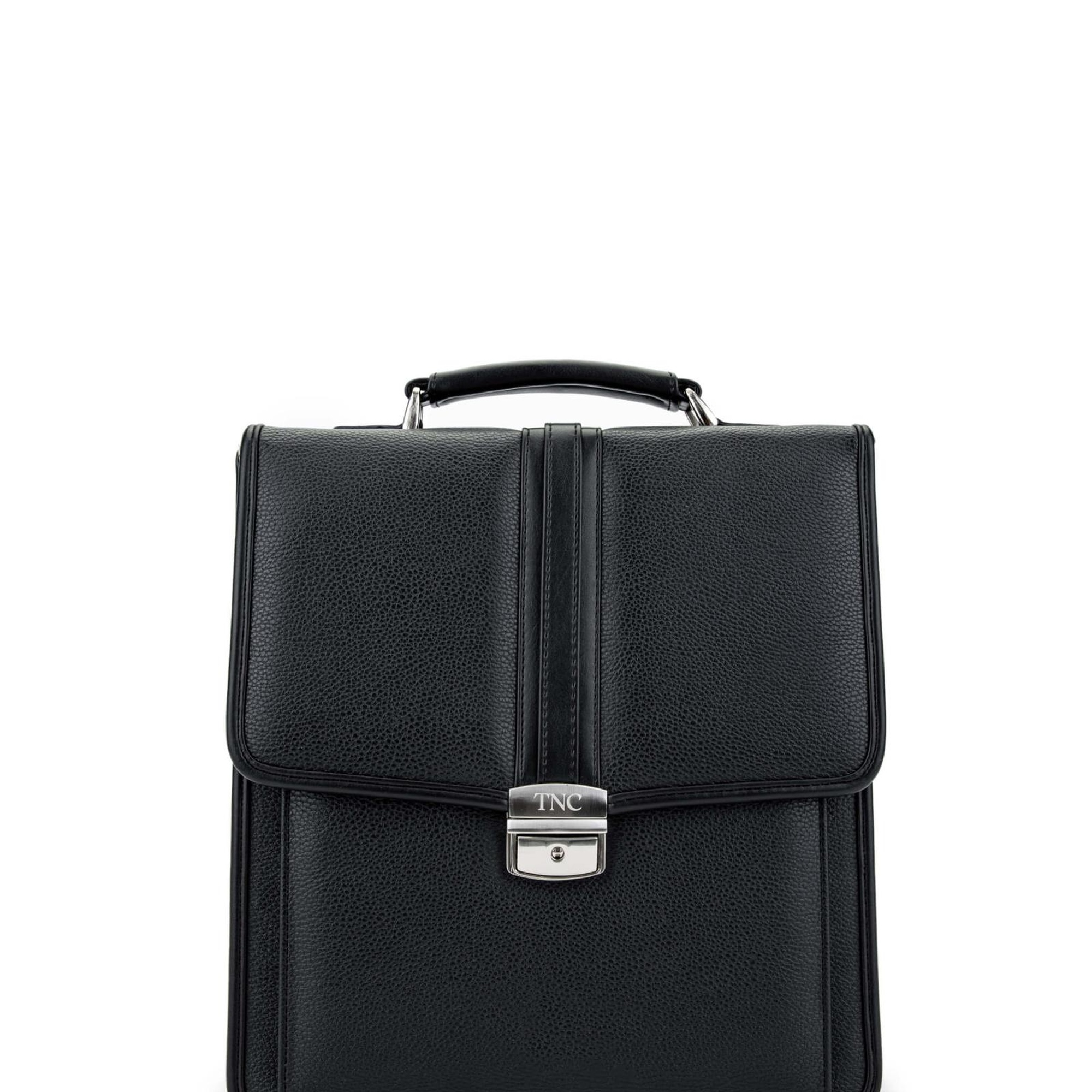 Tamer Tanca Erkek Vegan Siyah Floter Evrak Çantası