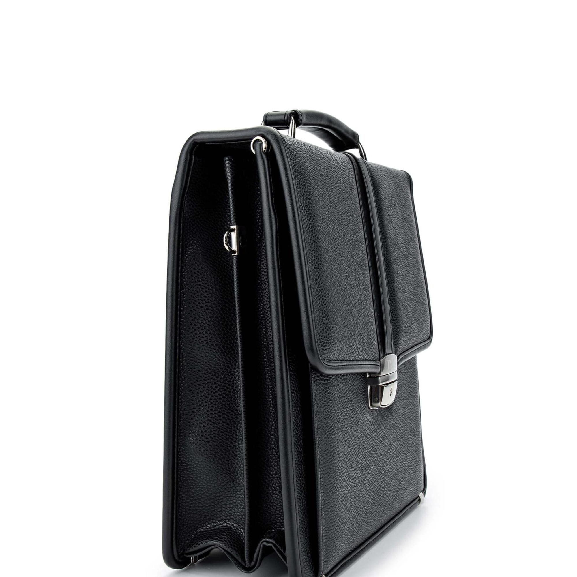 Tamer Tanca Erkek Vegan Siyah Floter Evrak Çantası