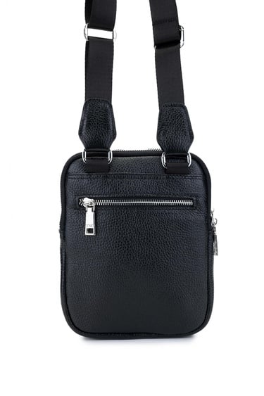  Tamer Tanca Erkek Hakiki Deri Siyah Postacı Çanta