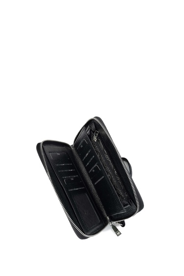  Tamer Tanca Erkek Hakiki Deri Siyah El Çantası