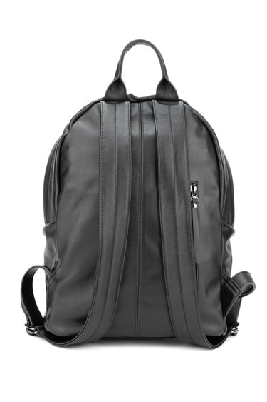  Tamer Tanca Erkek Hakiki Deri Siyah Sırt Çantası