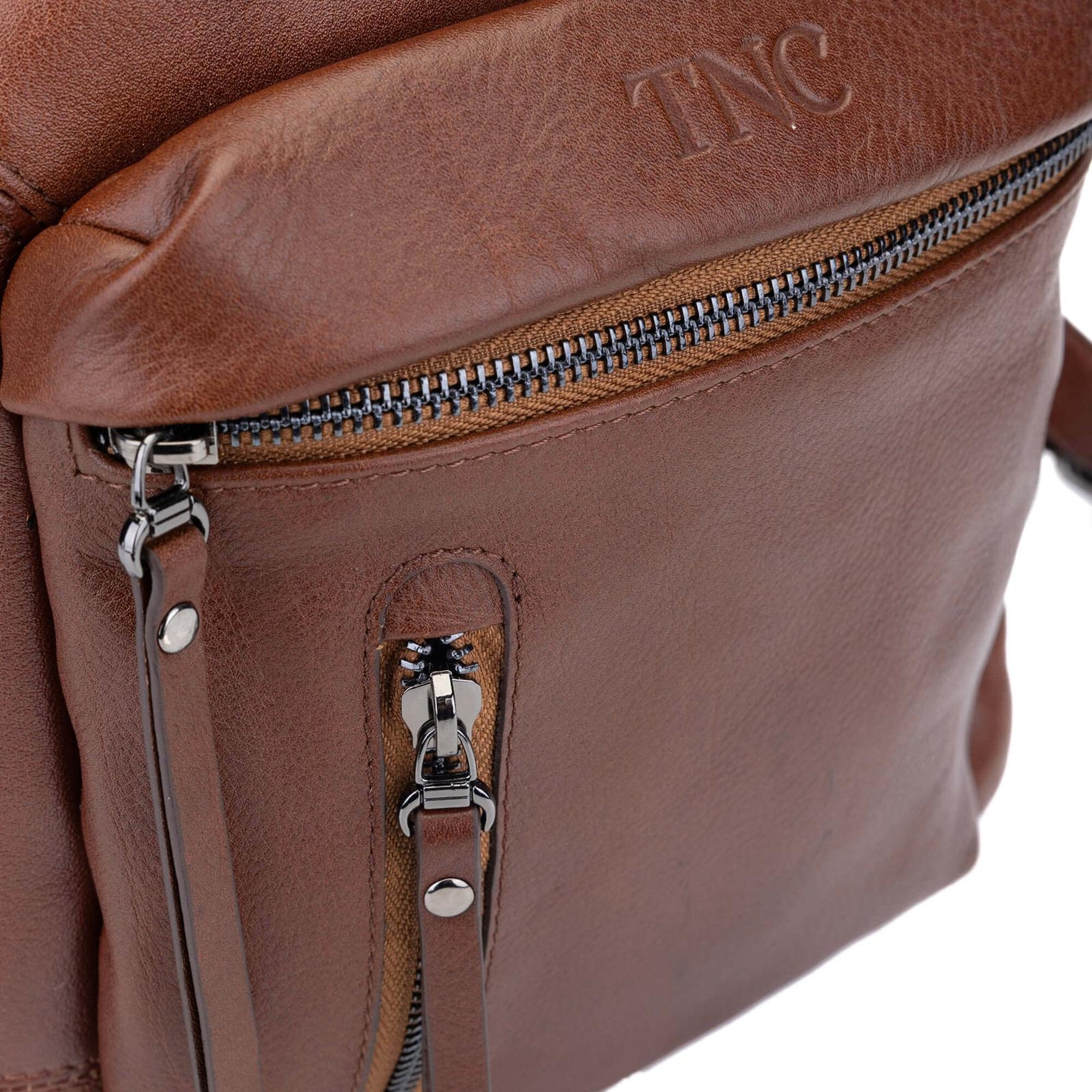 Tamer Tanca Erkek Hakiki Deri Taba Sırt Çantası