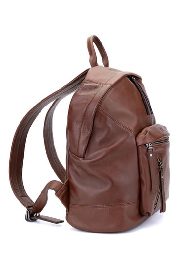  Tamer Tanca Erkek Hakiki Deri Taba Sırt Çantası