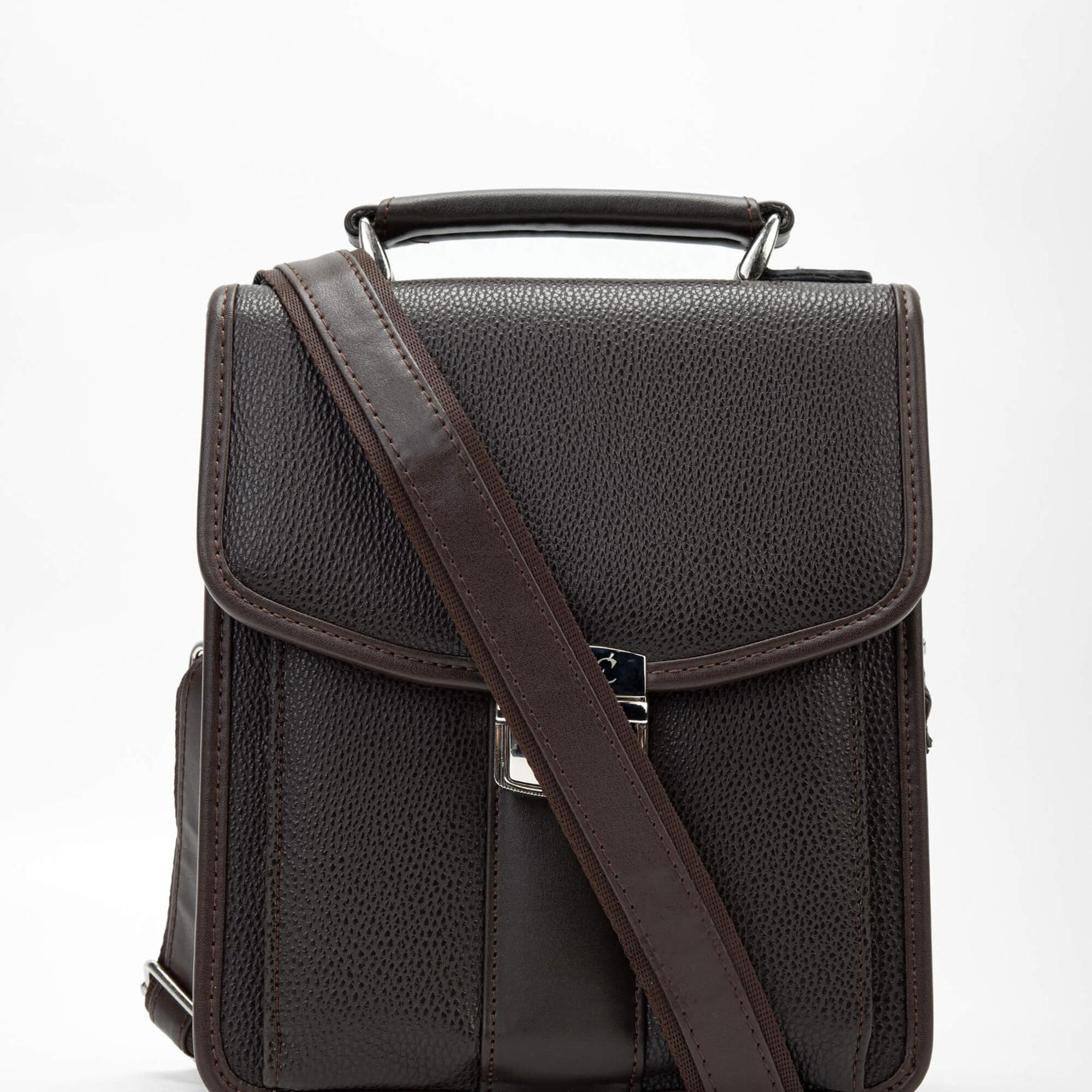 Tamer Tanca Erkek Vegan Kahverengi El Çantası