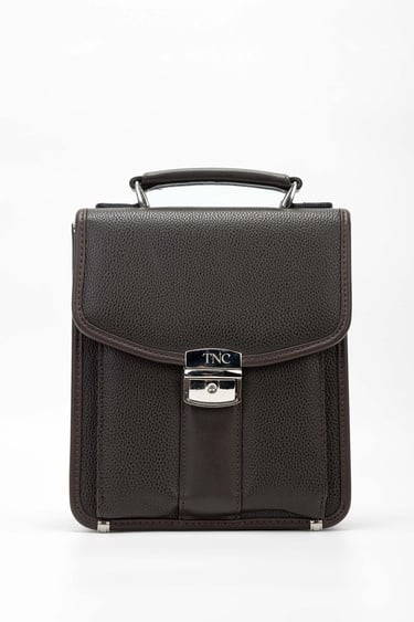  Tamer Tanca Erkek Vegan Kahverengi El Çantası