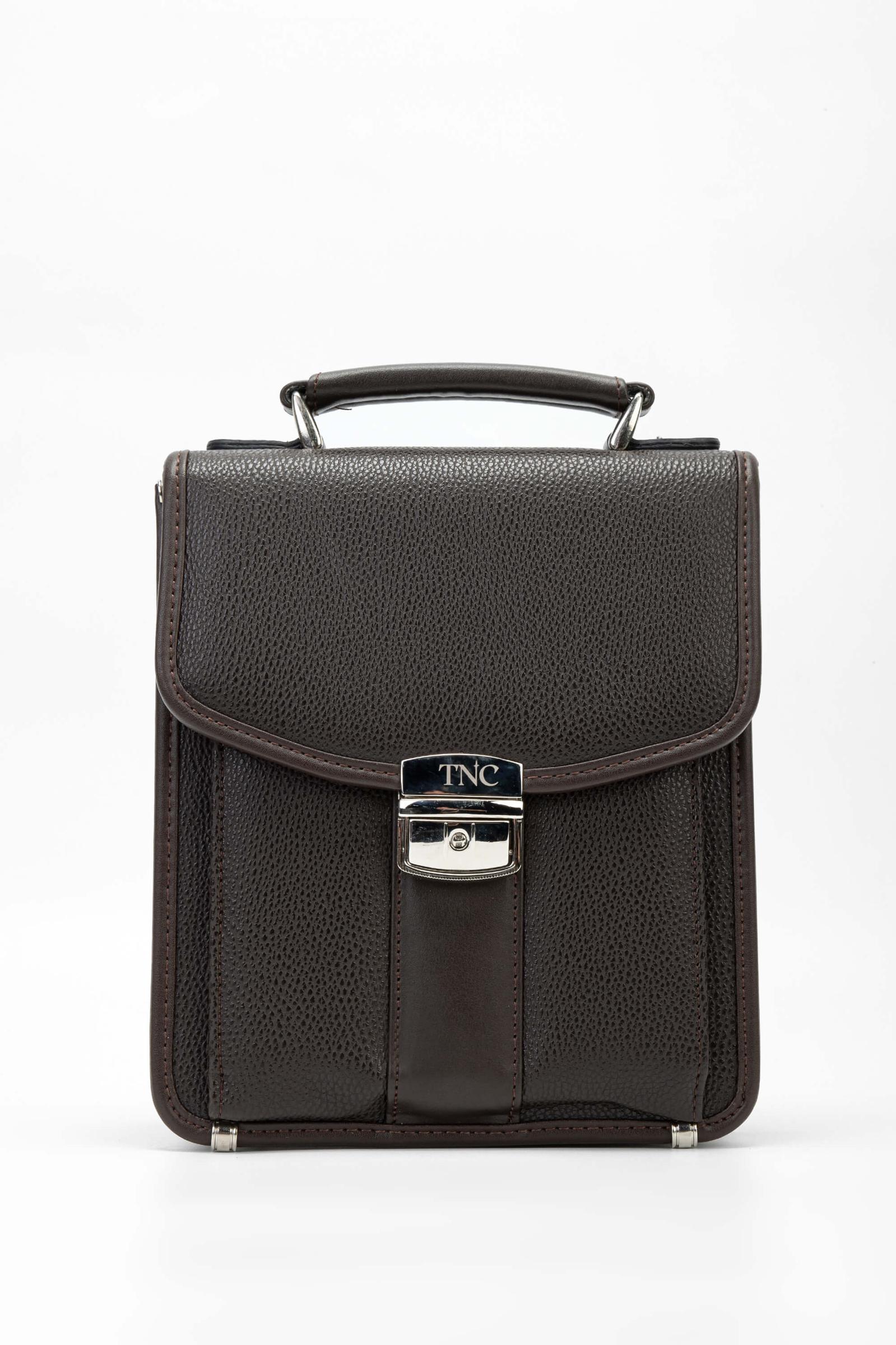  Tamer Tanca Erkek Vegan Kahverengi El Çantası