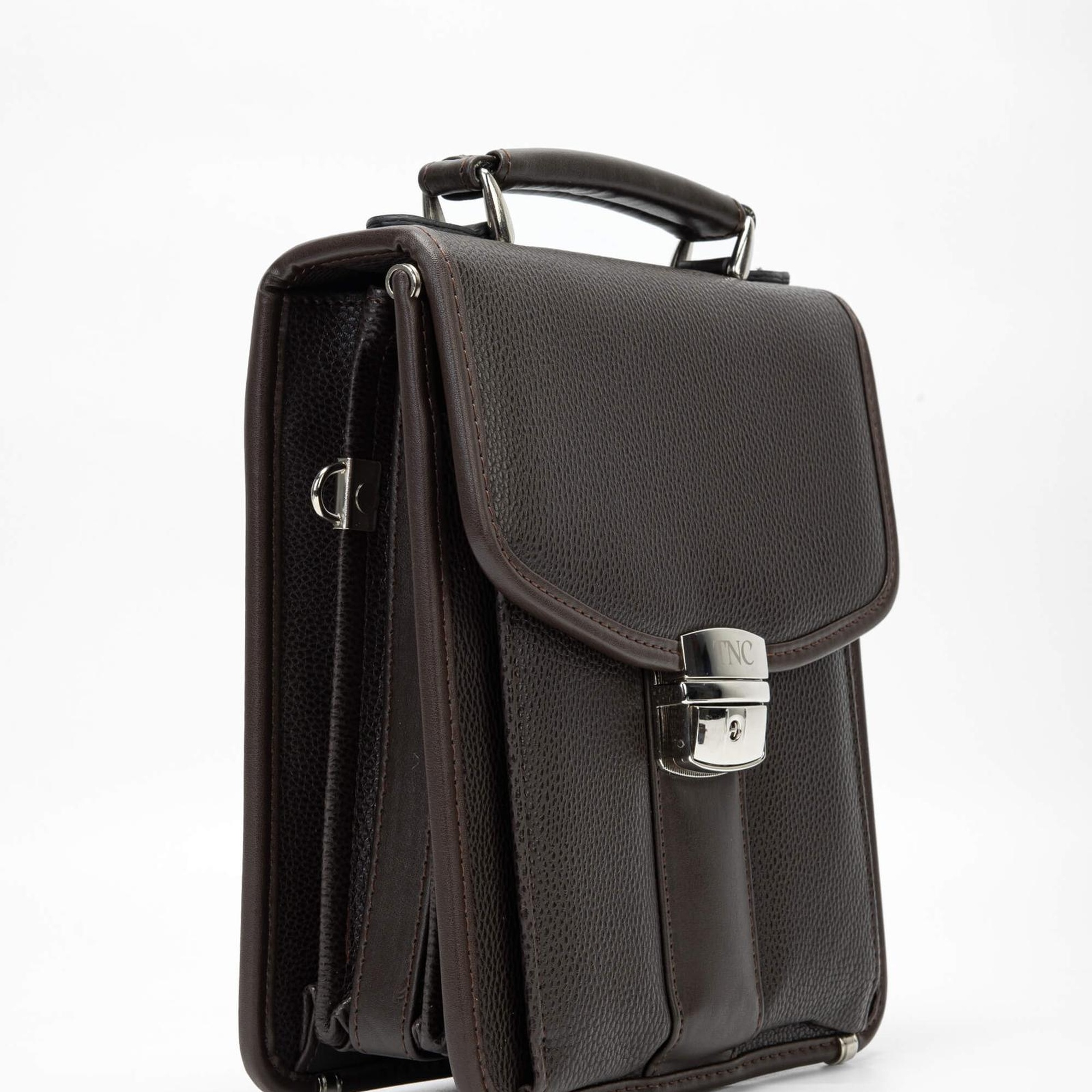 Tamer Tanca Erkek Vegan Kahverengi El Çantası