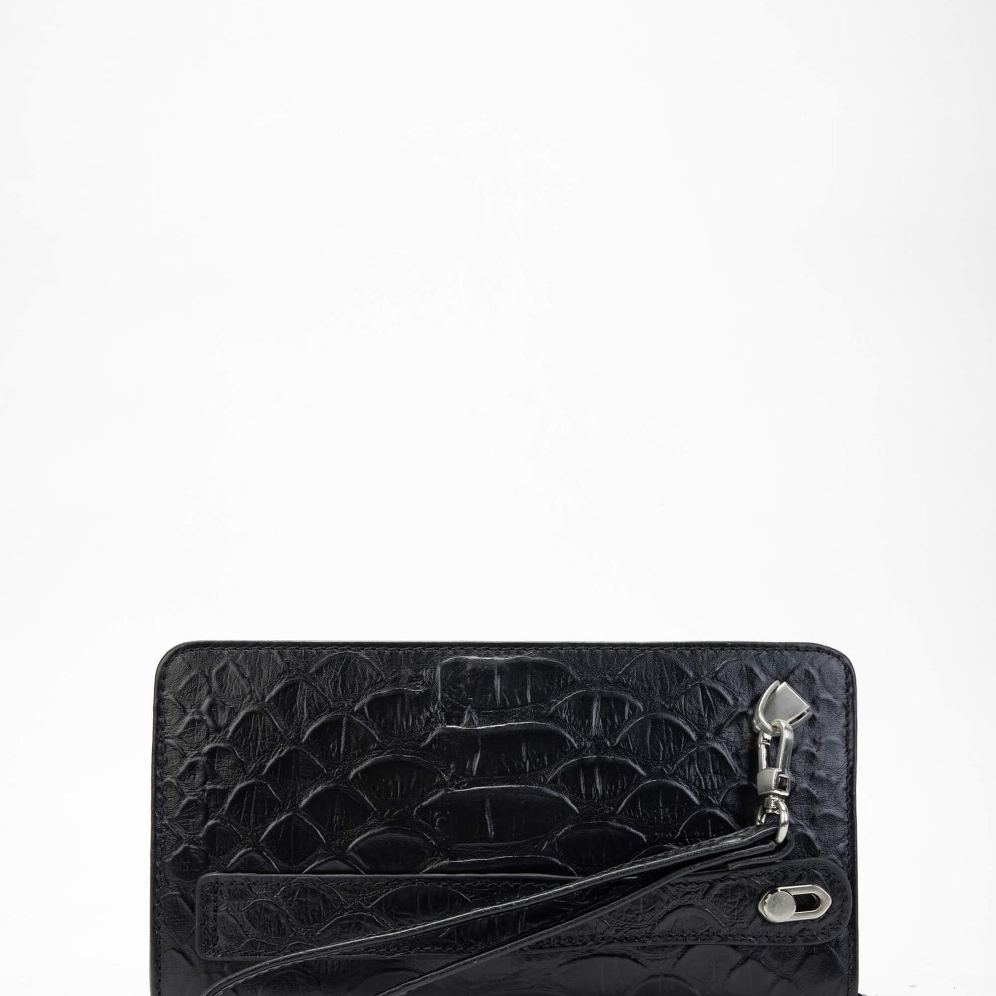 Tamer Tanca Erkek Hakiki Deri Siyah El Çantası