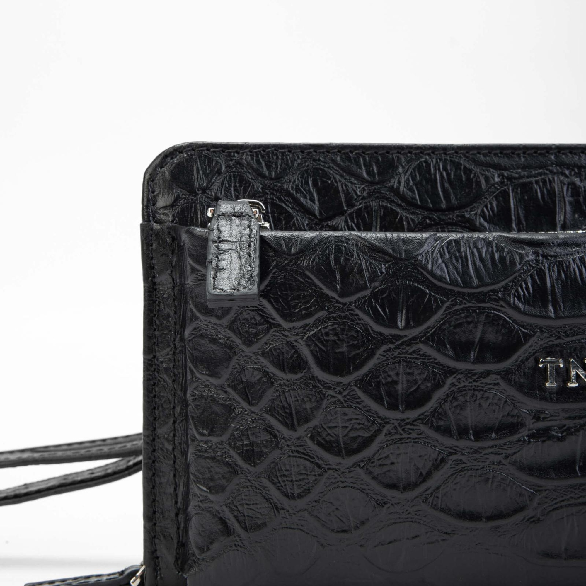 Tamer Tanca Erkek Hakiki Deri Siyah El Çantası