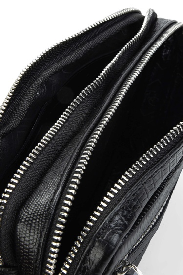  Tamer Tanca Erkek Hakiki Deri Siyah El Çantası