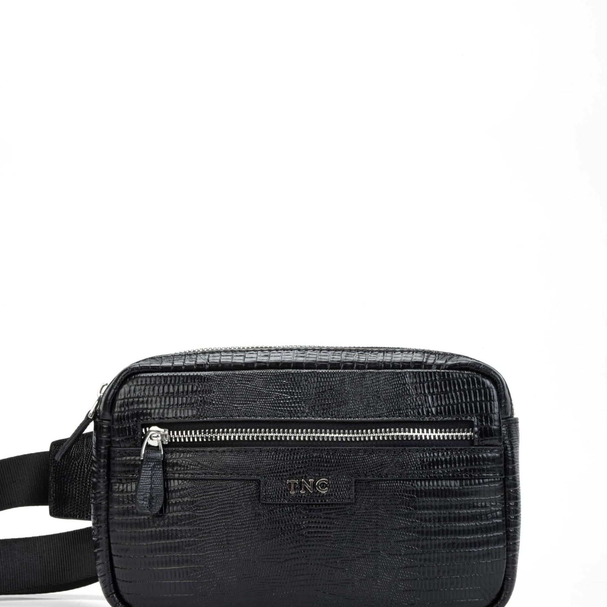 Tamer Tanca Erkek Hakiki Deri Siyah El Çantası