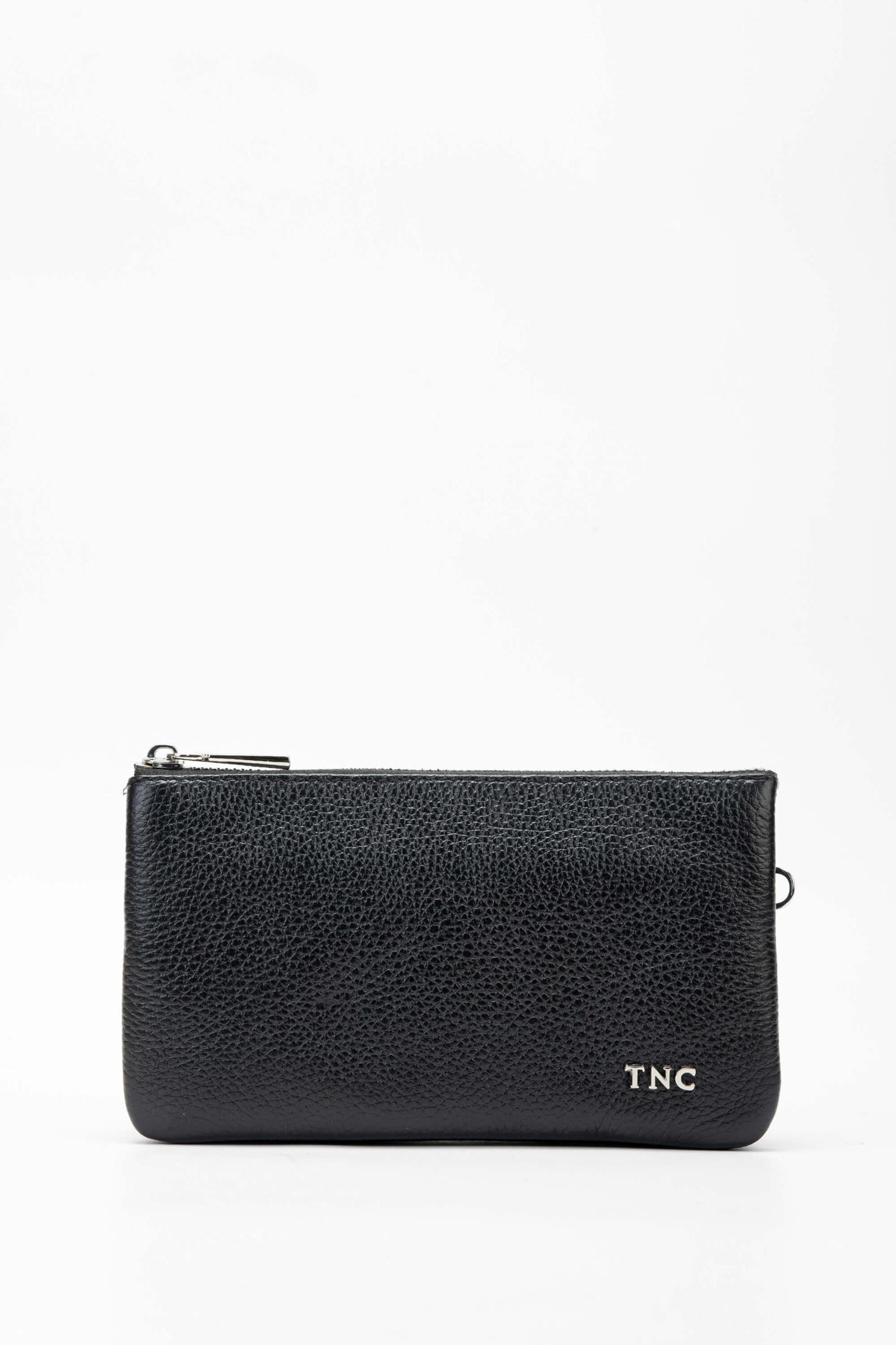  Tamer Tanca Erkek Hakiki Deri Siyah El Çantası