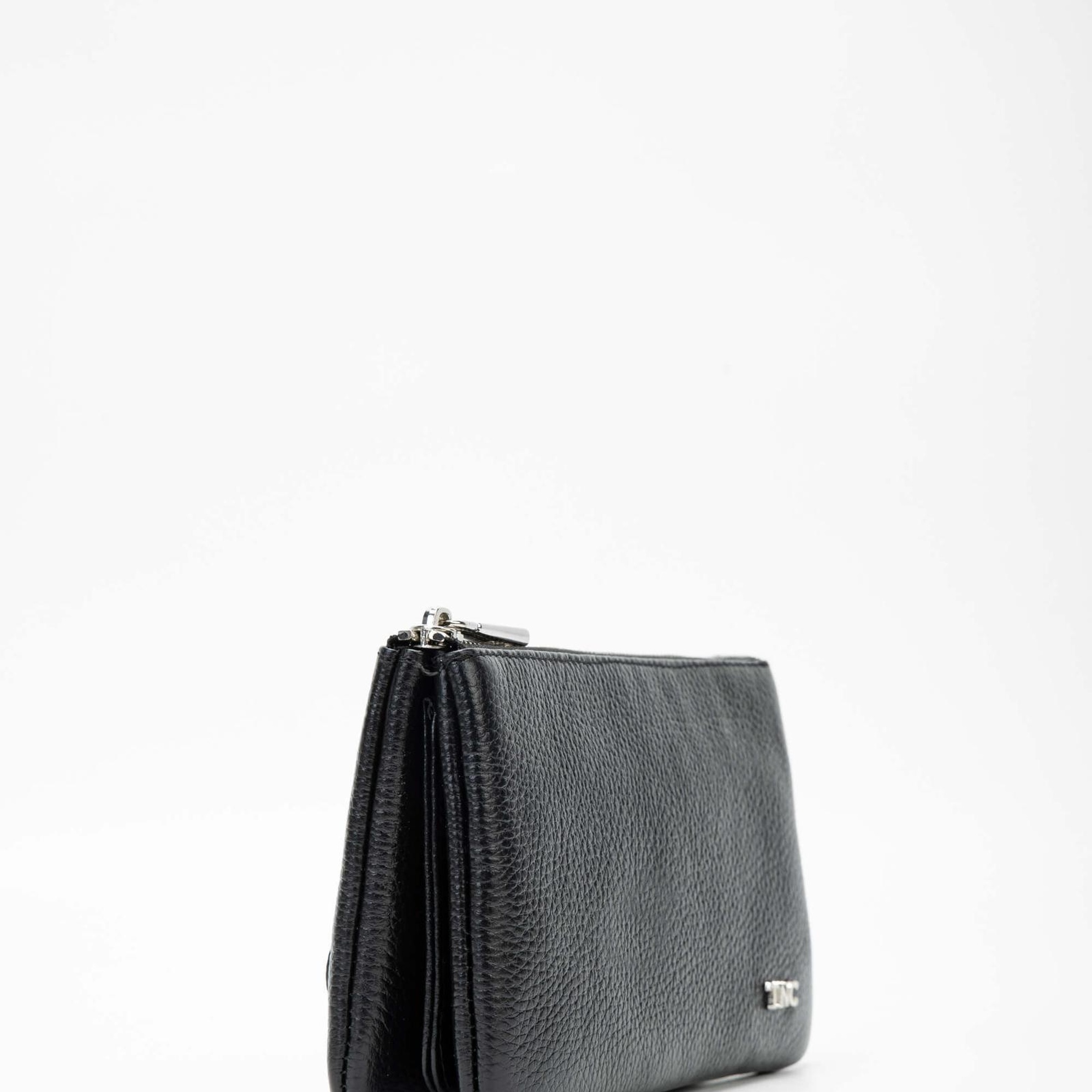 Tamer Tanca Erkek Hakiki Deri Siyah El Çantası