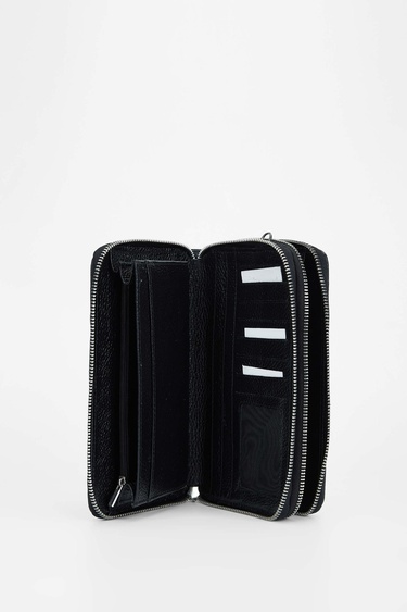  Tamer Tanca Erkek Hakiki Deri Siyah El Çantası