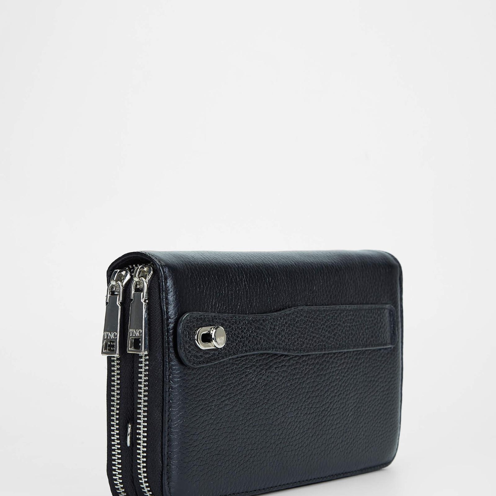 Tamer Tanca Erkek Hakiki Deri Siyah El Çantası