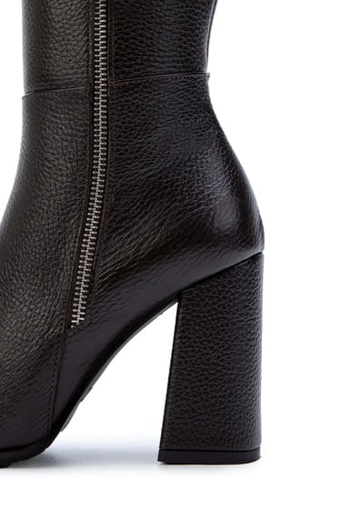  Tamer Tanca Kadın Hakiki Deri Kahverengi Floter Klasik Çizme