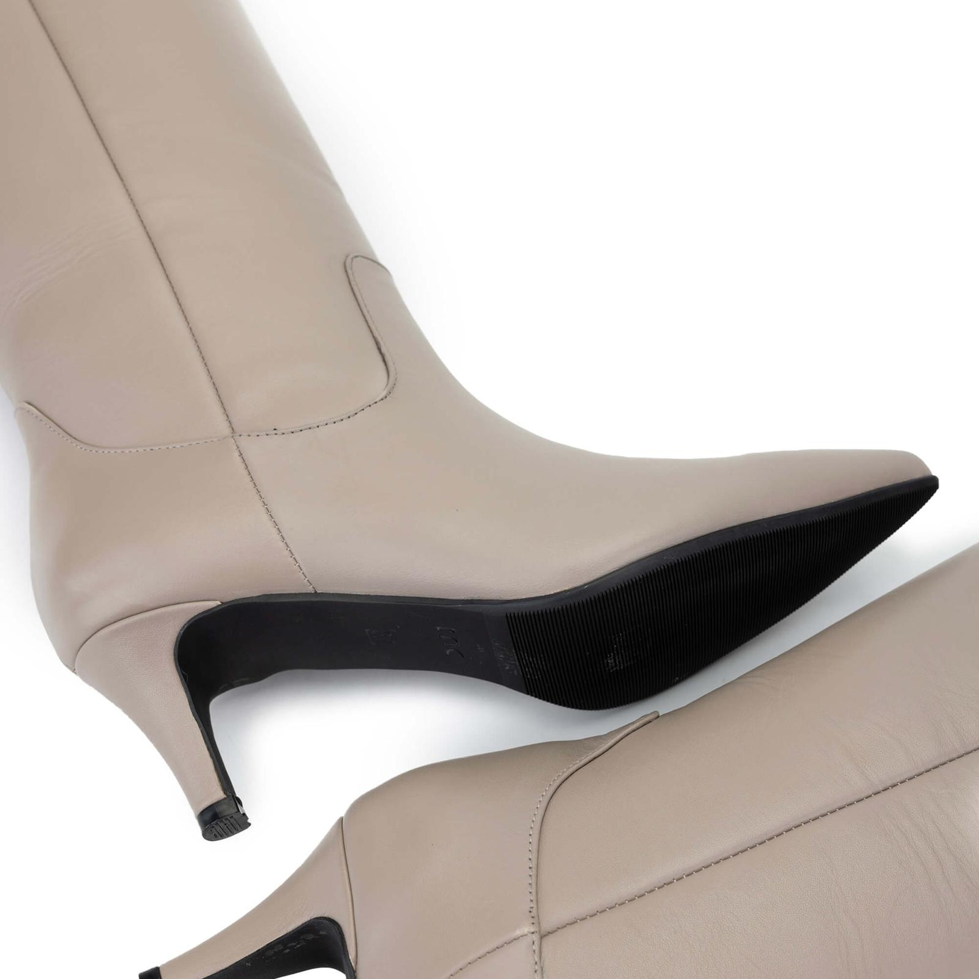 Tamer Tanca Kadın Hakiki Deri Vizon Topuklu Çizme