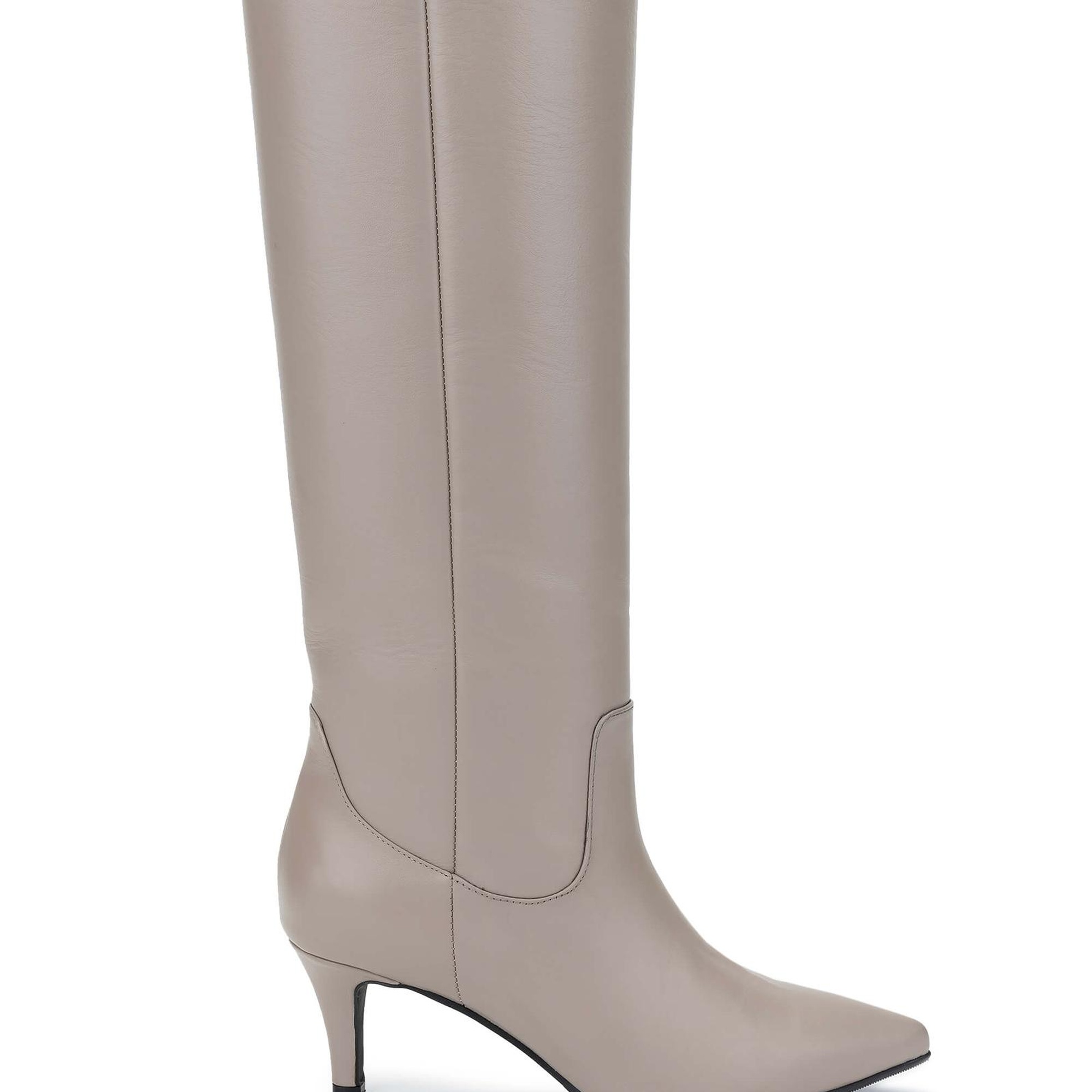 Tamer Tanca Kadın Hakiki Deri Vizon Topuklu Çizme