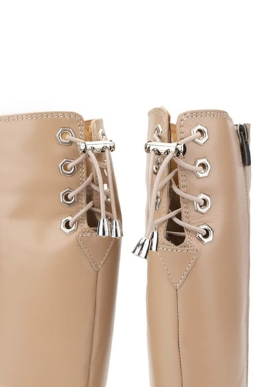  Tamer Tanca Kadın Hakiki Deri Camel Casual Çizme