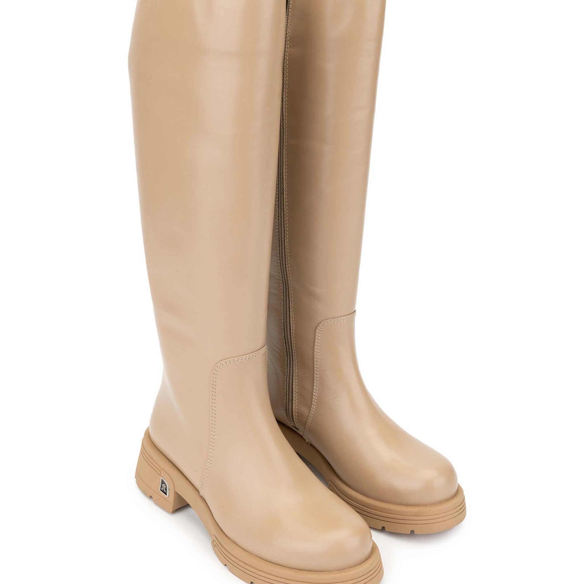 Tamer Tanca Kadın Hakiki Deri Camel Casual Çizme