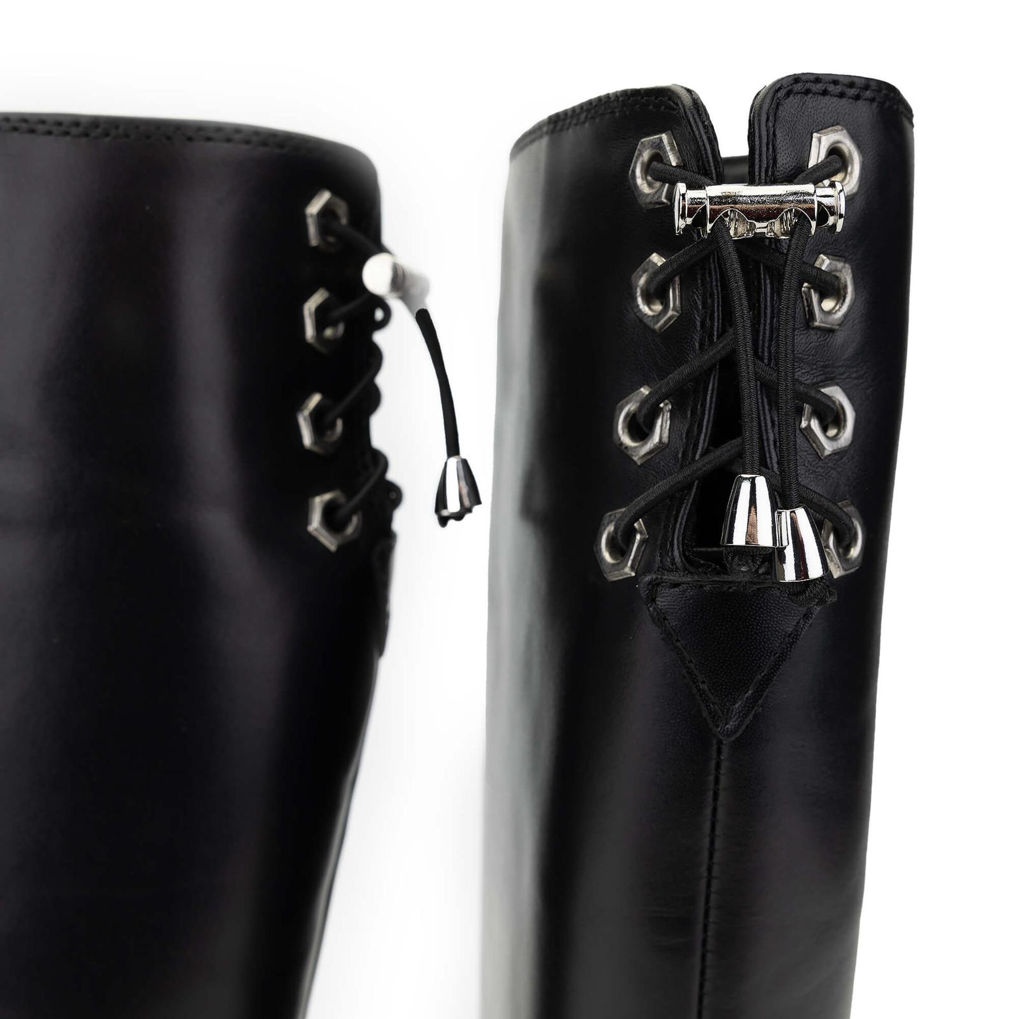 Tamer Tanca Kadın Hakiki Deri Siyah Deri Casual Çizme