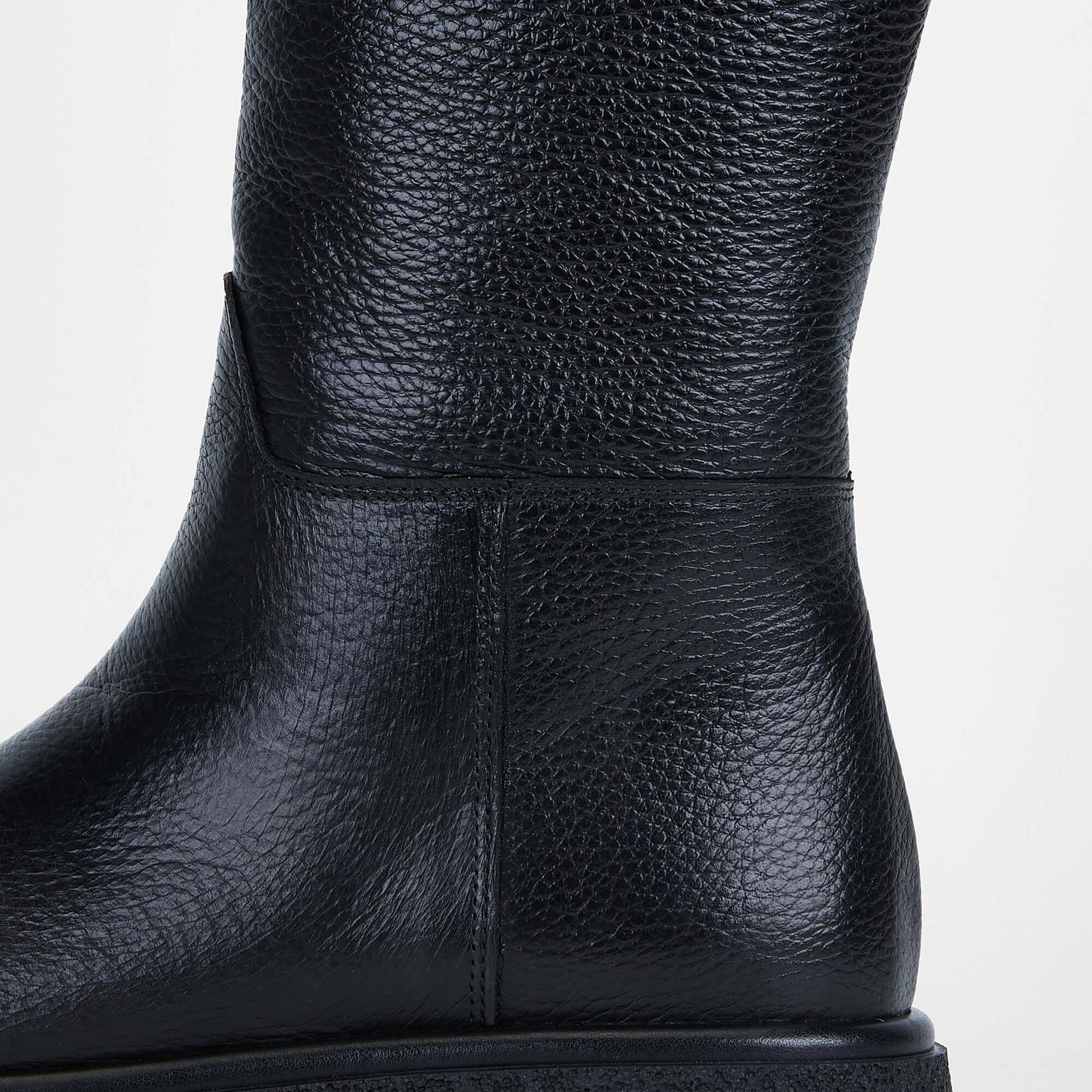 Tamer Tanca Kadın Hakiki Deri Siyah Casual Çizme